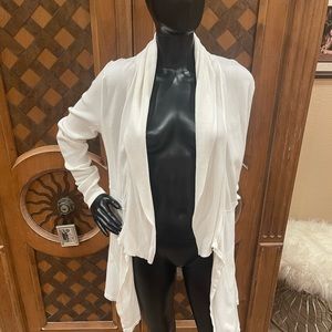 White House Black Market off white cardigan